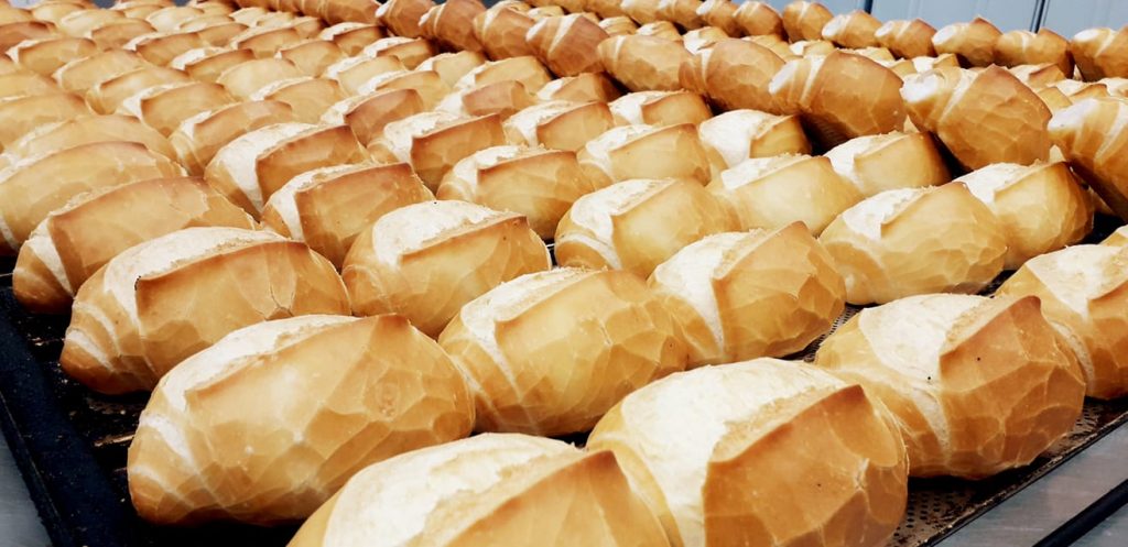 Pães de ultracongelamento asssados.